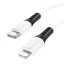 Usb Кабель-зарядка Type-C на Lightning Hoco X82 20W 1м силиконовый белый