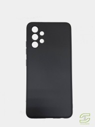 Чехол-накладка для Samsung Galaxy A32 4G силикон матовый чёрный