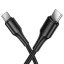Usb Кабель-зарядка Type-C на Type-C Hoco X120 60W 1м черный