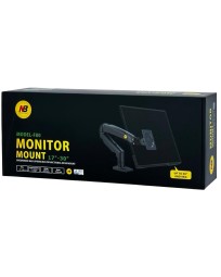 Кронштейн для монитора 17-30" NB Model-F80 настольное крепление с газовой пружиной до 9кг черный