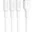 Usb Кабель-зарядка Micro Hoco X25 3в1 Micro/Lightning/Type-C 1м белый