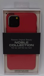 Накладка для i-Phone 11 Pro Max K-Doo Noble кожаная красная