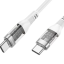 Usb Кабель-зарядка Type-C на Type-C Borofone BU37 3A 60W 1.2м белый