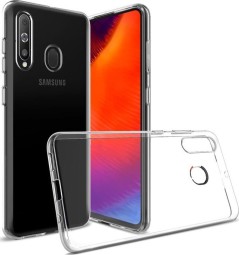 Чехол-накладка силикон 0.5мм Samsung Galaxy A60 прозрачный