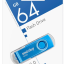 USB флеш накопитель Smartbuy 64GB Twist (SB064GB2TWB) синий