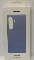 Накладка для Samsung Galaxy S25 Plus MagSafe Kindsuit Case кожанный голубой