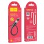 Usb Кабель-зарядка магнитный Lighting Hoco X52 Sereno 2.4A 1м силиконовый черный