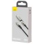 Кабель-переходник Baseus One-for-two Type-C на Type-C/DC 100W 2м (CA1T2-B0G) серый