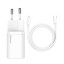Сетевое зар. устр. Baseus Super Si 1C кабель Lightning 20W TZCCSUP-B02 белое