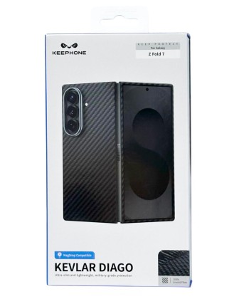 Накладка для Samsung Galaxy Z Fold 7 Keephone Kevlar Diago MagSnap чёрный