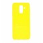 Накладка для Samsung Galaxy A6 Plus (2018) Silicone cover желтая