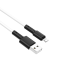 Usb Кабель-зарядка Lightning Borofone BX31 2.4A 1м силиконовый белый