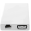 USB-C хаб Xiaomi 3USB/VGA/Gigabit Ethernet ZJQ04TM белый