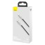 Кабель-зарядка Type-C на Type-C Baseus Cafule Metal 100W 1м CATJK-C01 черный