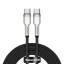 Кабель-зарядка Type-C на Type-C Baseus Cafule Metal 100W 1м CATJK-C01 черный