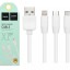 Usb Кабель-зарядка Hoco X1 Rapid 3in1 Lightning/Micro/Type-C 2.4A 1м силиконовый белый