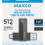 USB3.2/USB-C флеш накопитель Maxco MH09 512GB 450Mb/s черный
