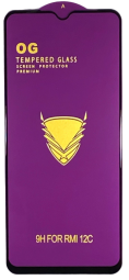 Защитное стекло для Xiaomi Redmi 13 OG Purple черное