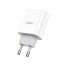Сетевое зар. устр. Hoco C80A с шнуром Type-C на Lightning 1USB/1С PD3.0/QC3.0 3A 20W белое