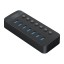 USB3.0 хаб Orico CT2U3-7AB USB3.0x7 черный