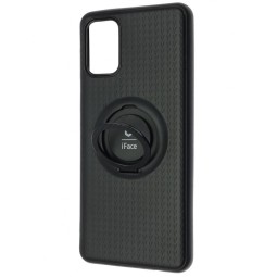 Чехол-накладка для Samsung Galaxy M31S силикон iface с держателем чёрный