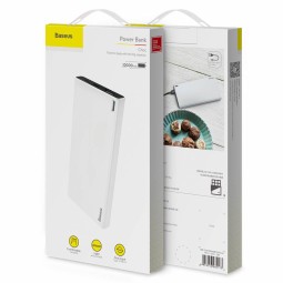 Powerbank Baseus 10000mAh 1xUSB 2.0A  PPALL-QK21 белый