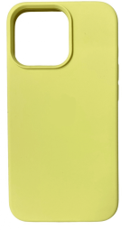 Чехол-накладка  i-Phone 13 Pro Silicone icase  №51 бледно-желтая