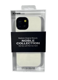 Накладка для i-Phone 15 K-Doo Noble кожаная белый