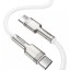 Кабель-зарядка Type-C на Type-C Baseus Cafule Metal 100W 1м CATJK-C02 белый