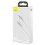 Кабель-зарядка Type-C на Type-C Baseus Cafule Metal 100W 1м CATJK-C02 белый