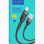 Usb Кабель-зарядка Lightning Hoco U117 3A 1.2м черный