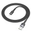 Usb Кабель-зарядка Lightning Hoco U117 3A 1.2м черный
