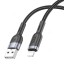 Usb Кабель-зарядка Lightning Hoco U117 3A 1.2м черный