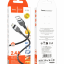 Usb Кабель-зарядка Lightning Hoco X109 2.4A 3м силиконовый черный