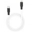Usb Кабель-зарядка Type-C на Lightning Hoco X21 plus 20W 3A 1M белый