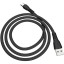 Usb Кабель-зарядка Type-C Hoco X40 Noah 3A 1м плоский силиконовый чёрный