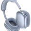 Стереонаушники Bluetooth полноразмерные Hoco W35 Air Light V5.3/45ч синий