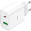 Сетевое зар. устр. Hoco C80A Plus 1USB/1С PD/QC3.0 3A 20W белое
