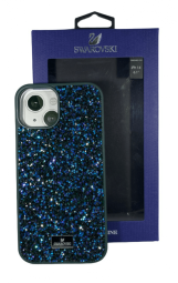 Накладка для i-Phone 14 6.1" Swarovski зелёный