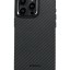 Накладка для i-Phone 15 Pro Max 6.7" Pitaka MagEZ Case Pro 4 1500D черно-серый, кевлар(арамид)