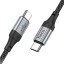 Usb Кабель-зарядка Type-C на Type-C Hoco X102 1м 60W черный