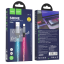 Usb Кабель-зарядка Type-C на Lightning Hoco U112 3A 20W 1м LED черный