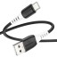 Usb Кабель-зарядка Type-C Hoco X82 3A 1м мягкий силиконовый черный