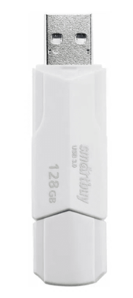 3.1 USB флеш накопитель Smartbuy 128GB CLUE White (SB128GBCLU-W3)