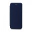 Чехол-книжка Xiaomi redmi 10C Fashion Case кожаная боковая синяя