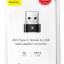 Переходник Baseus Type-C на USB-A3.0 CAAOTG-01 черный