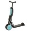 Самокат-беговел Bebehoo Deformation Stroller 5в1 DGN5-2 голубой