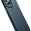 Накладка для i-Phone 15 Pro Max 6.7" Pitaka MagEZ Case Pro 4 1500D, синий, кевлар(арамид)