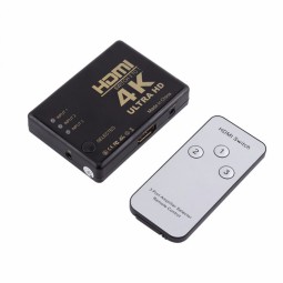 Переходник HDMI Switch (UltraHD 4K) на 3 HDMI с пультом ДУ