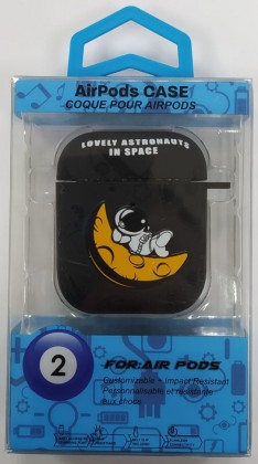 Силиконовый светящийся в темноте чехол для AirPods 1/2 Luxo Kaws рисунок №11